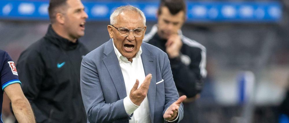 Klare Kante. Felix Magath hat präzise Vorstellungen, was er von seiner Mannschaft sehen will.