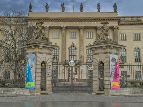 Das Hauptgebäude der Humboldt-Universität Unter den Linden.