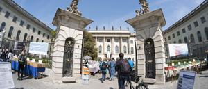 Die Humboldt-Universität, im Bild das Hauptgebäude.