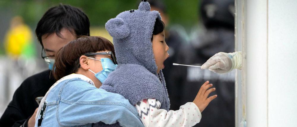 Coronavirus-Test in Peking