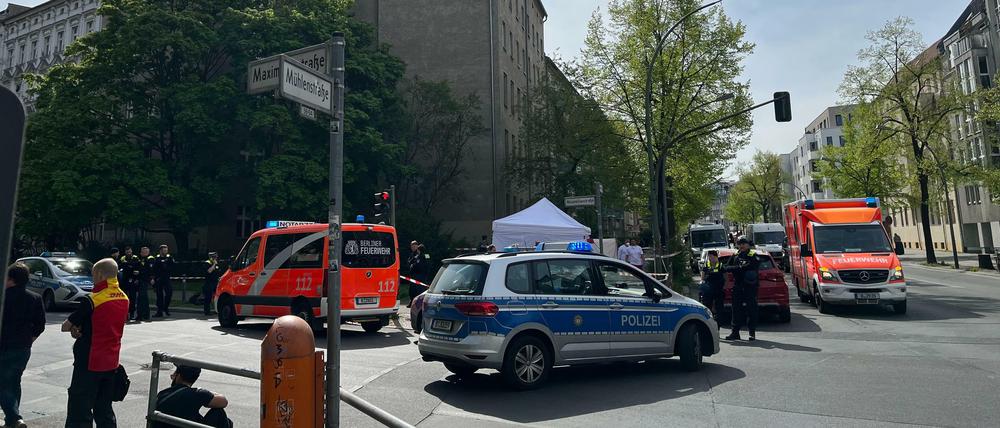 An dieser Kreuzung in Berlin-Pankow ereignete sich die Tat.