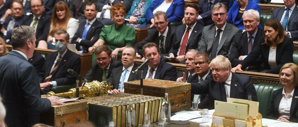 Wöchentliche Fragestunde im britischen Unterhaus.