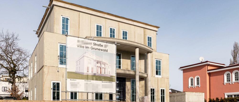 Betongold. Wer es sich leisten konnte, investierte in Immobilien. Wie die Bauherren dieser Villa in Grunewald.