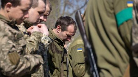 Ukrainische Soldaten.