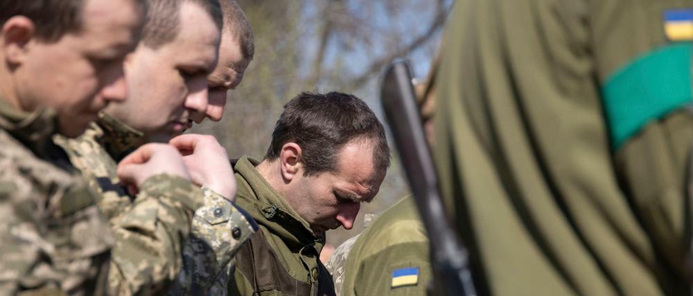 Ukrainische Soldaten.