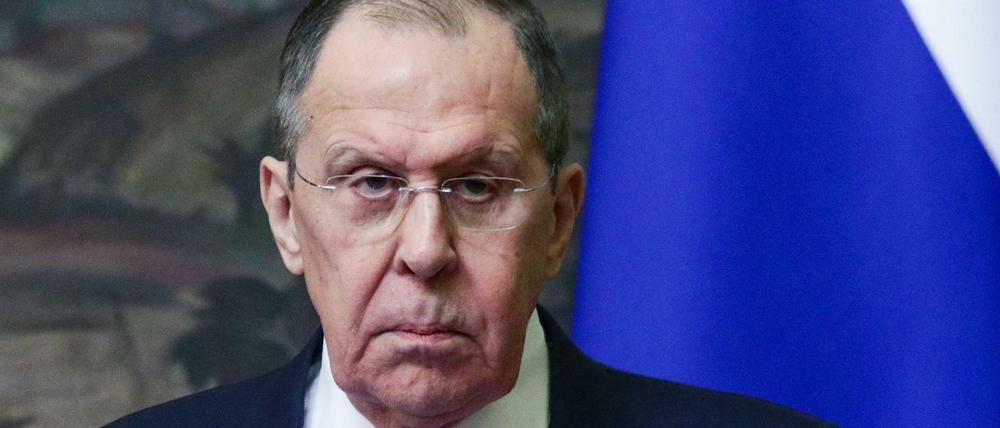 Russlands Außenminister Sergej Lawrow
