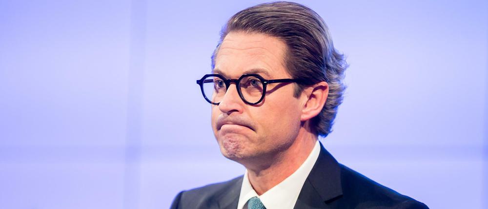 Der frühere Bundesverkehrsminister ist inzwischen einfacher Abgeordneter im Bundestag.