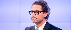 Der frühere Bundesverkehrsminister ist inzwischen einfacher Abgeordneter im Bundestag.