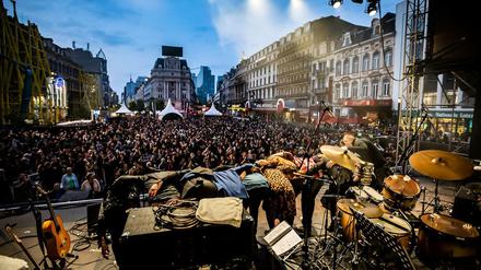 Rasta Zeneca auf dem Balkan Trafik Festival in Brüssel.