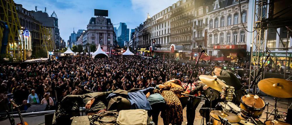 Rasta Zeneca auf dem Balkan Trafik Festival in Brüssel.
