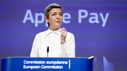 Margrethe Vestager geht gegen Apple vor.
