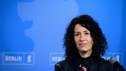 Umweltsenatorin Bettina Jarasch (Bündnis 90/Die Grünen) bei einer Pressekonferenz.