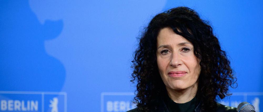 Umweltsenatorin Bettina Jarasch (Bündnis 90/Die Grünen) bei einer Pressekonferenz.