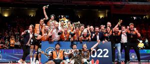 Die BR Volleys sind wieder Deutscher Meister.