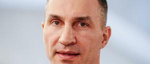 Der frühere Boxweltmeister Wladimir Klitschko am Rande seines Besuchs in Berlin bei Treffen mit mehreren deutschen Ministern.
