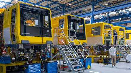Die neuen U-Bahn-Wagen der Baureihe "JK" sollen auf den Linien U1 bis U4 zum Einsatz kommen.