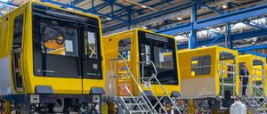 Die neuen U-Bahn-Wagen der Baureihe "JK" sollen auf den Linien U1 bis U4 zum Einsatz kommen.