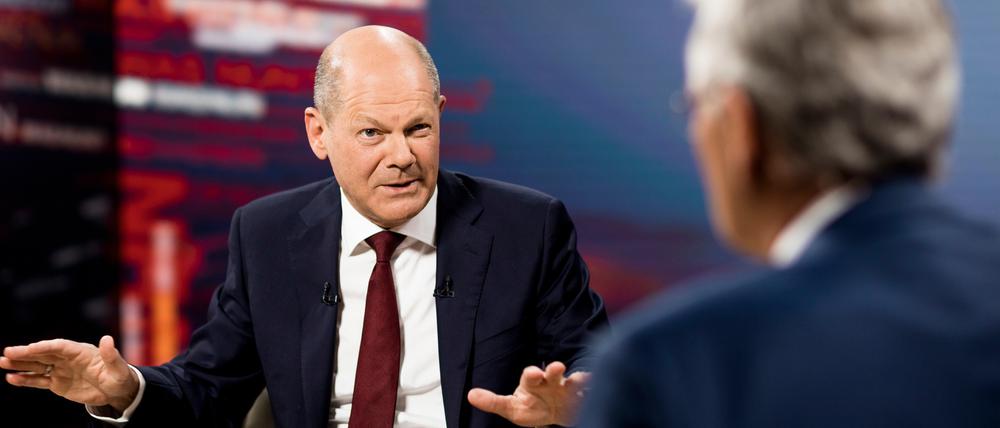 Scholz war am Montagabend in einer ZDF-Sendung zu Gast.