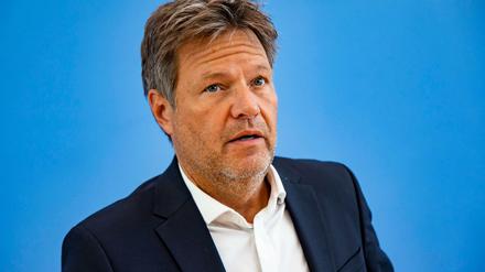 Der Wirtschafts- und Klimaschutzminister Robert Habeck (Grüne).