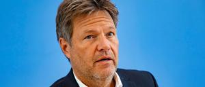 Der Wirtschafts- und Klimaschutzminister Robert Habeck (Grüne).