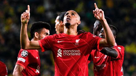 Fabinho erzielte das wichtige 1:2 aus Liverpool-Sicht, danach war der Bann gebrochen.