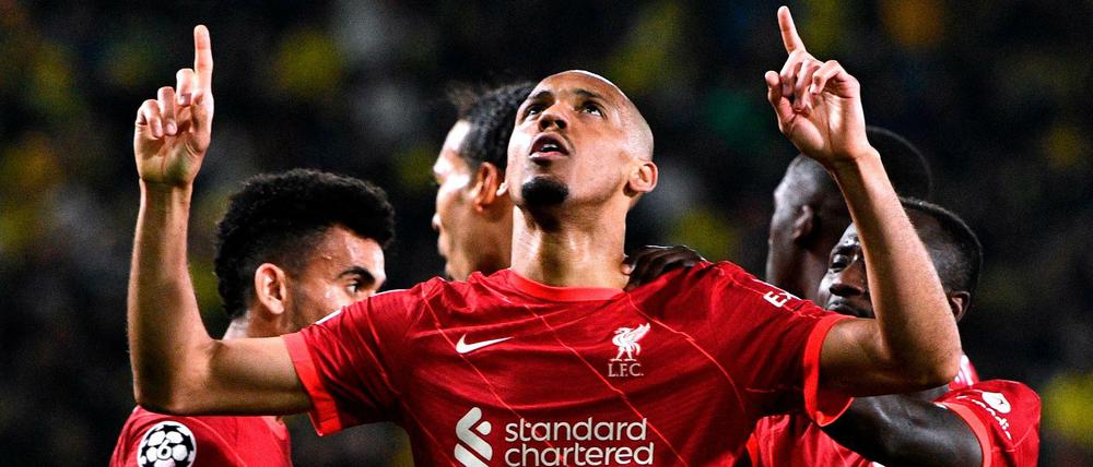 Fabinho erzielte das wichtige 1:2 aus Liverpool-Sicht, danach war der Bann gebrochen.