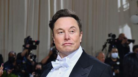 Elon Musk bei der Met-Gala am 2. Mai 2022