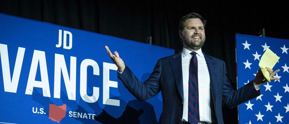 Sieger bei der Vorwahl in Ohio: J.D. Vance