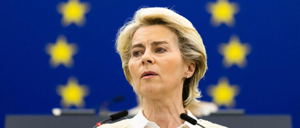 EU-Kommissionspräsidentin Ursula von der Leyen (CDU) 