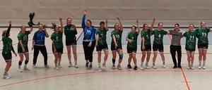 Was für eine Freude: Die Handballerinnen des VfV bitten um lokale Unterstützung im Endspiel am Wochenende.