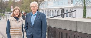 Engagiertes Tandem. Karl-Georg Wellmann (r.) fördert Studentin Anna Golubyeva mit einem Deutschlandstipendium. Zusammen setzen sie sich für die Unterstützung ukrainischer Geflüchteter ein.