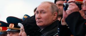 Der russische Präsident am Montag in Moskau: Wladimir Putin.