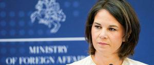 Die Bundesaußenministerin Annalena Baerbock (Grüne).