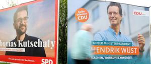 Wahlplakat zur Landtagswahl in Nordrhein-Westfalen.