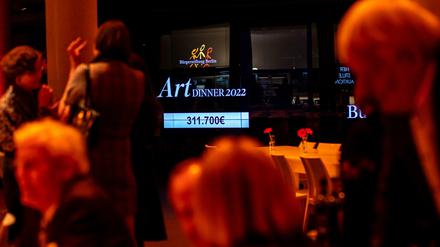 Beim Art Dinner der Bürgerstiftung Berlin wurden insgesamt 311.700 Euro gesammelt.
