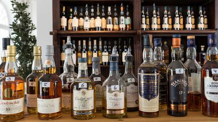 Gut sortiert: Auf der Finest Whisky Deluxe gibt es viele Raritäten zu verkosten.  