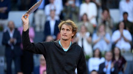 Alexander Zverev musste sich in Madrid mit dem Trostpreis zufriedengeben.