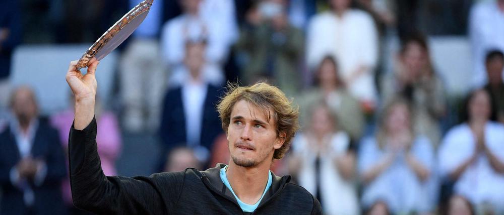 Alexander Zverev musste sich in Madrid mit dem Trostpreis zufriedengeben. 