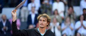 Alexander Zverev musste sich in Madrid mit dem Trostpreis zufriedengeben. 