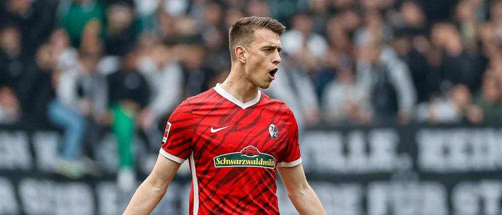 Janik Haberer spielte in den vergangenen sechs Jahren in Freiburg, im Sommer wechselt er nach Köpenick.