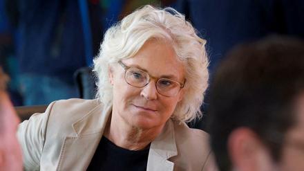 Verteidigungsministerin Christine Lambrecht während einer Sitzung des Bundeskabinetts.