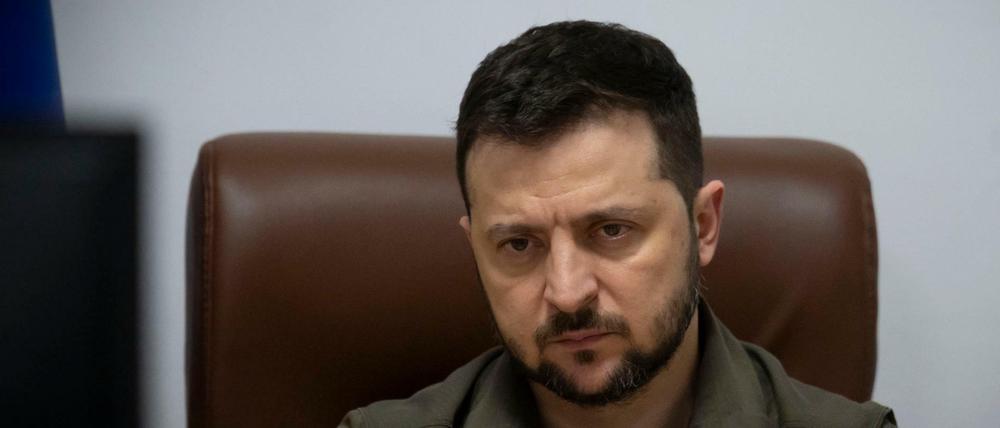 Wolodymyr Selenskyj ist Präsident der Ukraine.