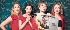 Mörderisch: Annabelle (Felicitas Woll), Lisl (Antje Traue), Maria (Heike Makatsch) und Hannah (Lisa Maria Potthoff, v.l.n.r.) wollen den Immobilien-Mogul Bruck beseitigen.