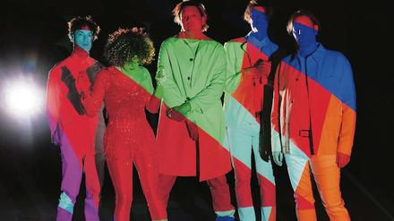 Die Indierock-Band Arcade Fire. 