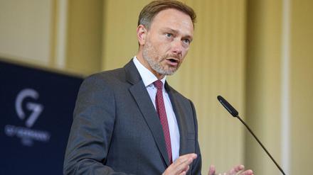 Bundesfinanzminister Christian Lindner (FDP)