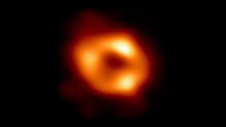 Dies ist das erste Bild von Sagittarius A*, dem Schwarzen Loch im Zentrum unser Galaxie.