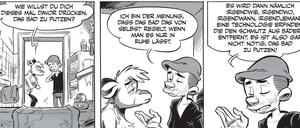 Systemkritiker im Kuschelfell: Eine Seite aus „Die Känguru-Comics 1 – Also ICH könnte das besser“.