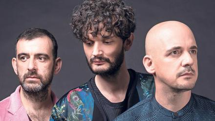 Drei mal eins. Sebastian Szary, Sascha Ring und Gernot Bronsert (von links) sind seit über 20 Jahren Moderat.