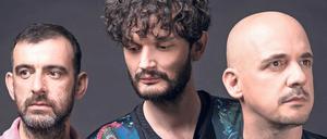Drei mal eins. Sebastian Szary, Sascha Ring und Gernot Bronsert (von links) sind seit über 20 Jahren Moderat. 