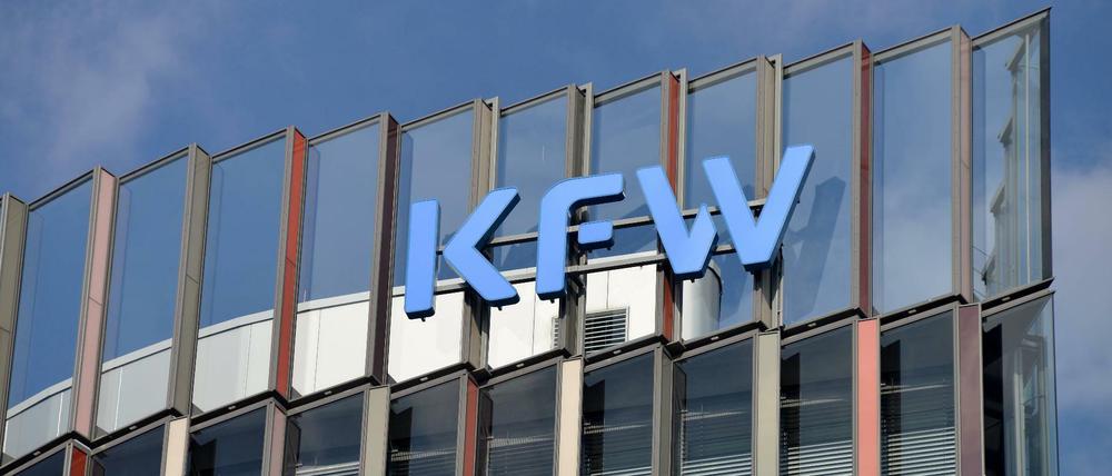 Die Förderbank Kreditanstalt für Wiederaufbau (KfW) stellte Corona-Hilfen aus.
